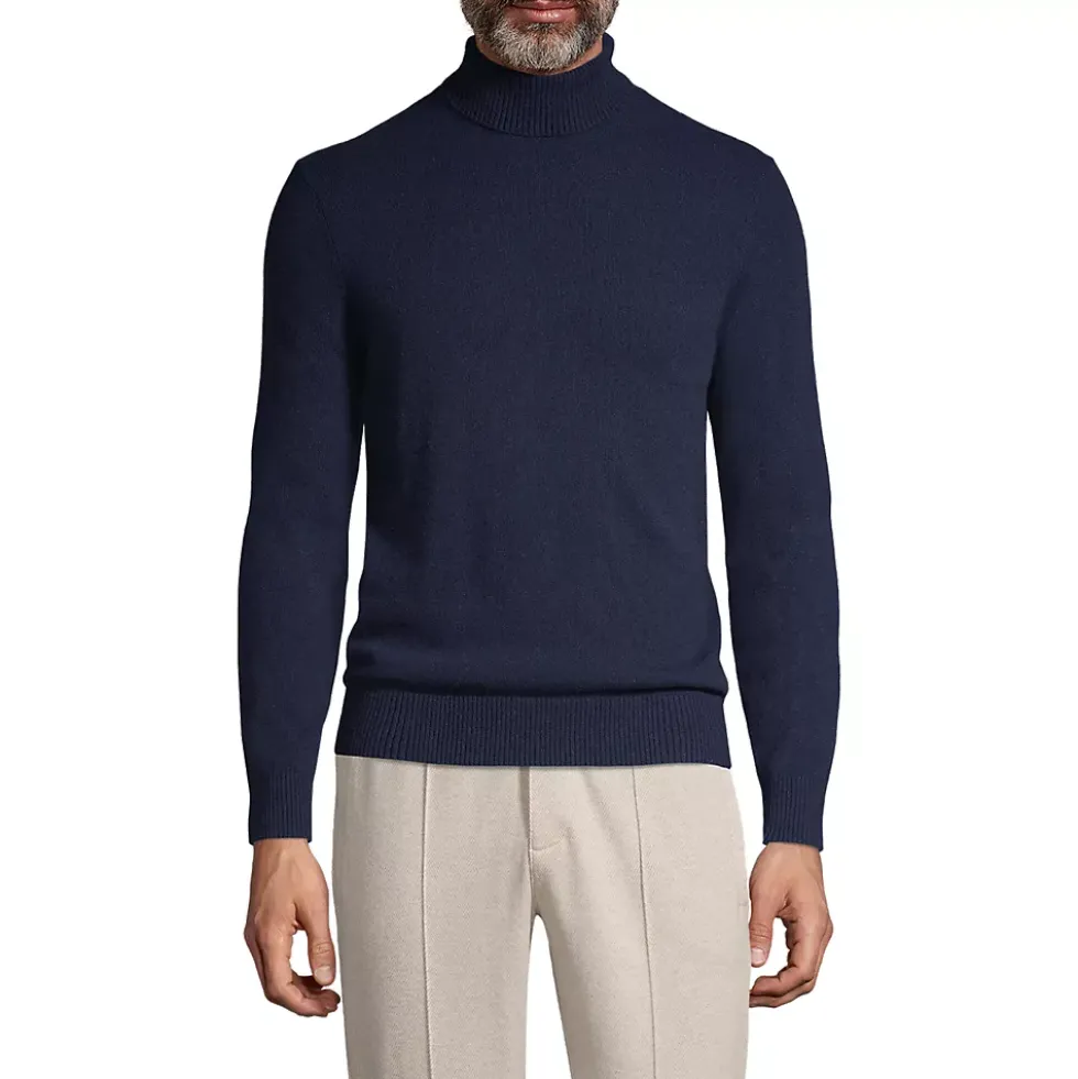Men's Fine Gauge Cashmere Turtleneck Sweater