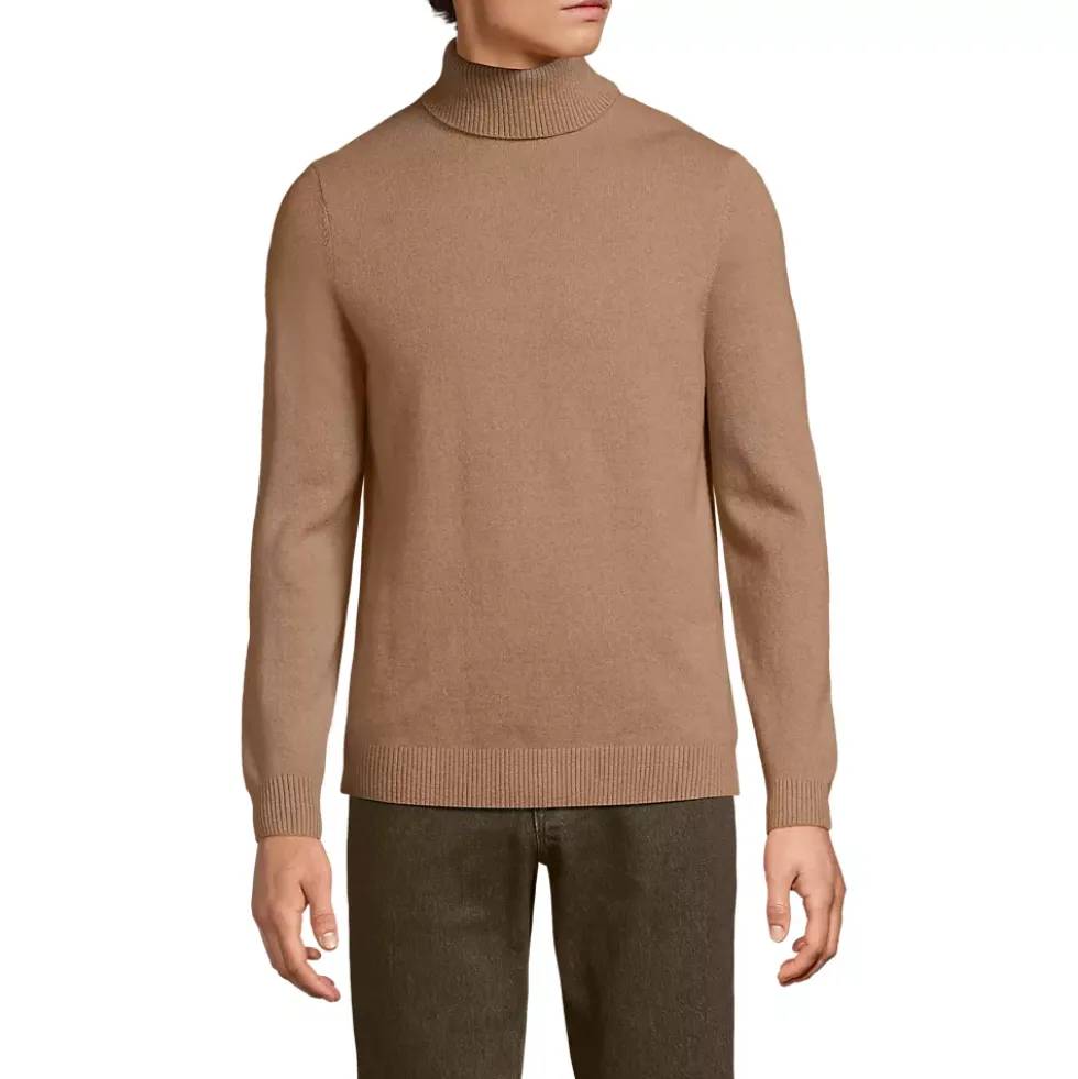 Men's Fine Gauge Cashmere Turtleneck Sweater