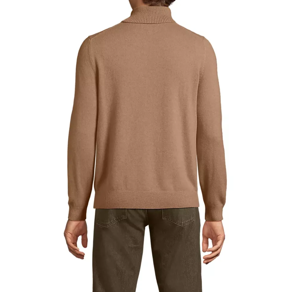 Men's Fine Gauge Cashmere Turtleneck Sweater