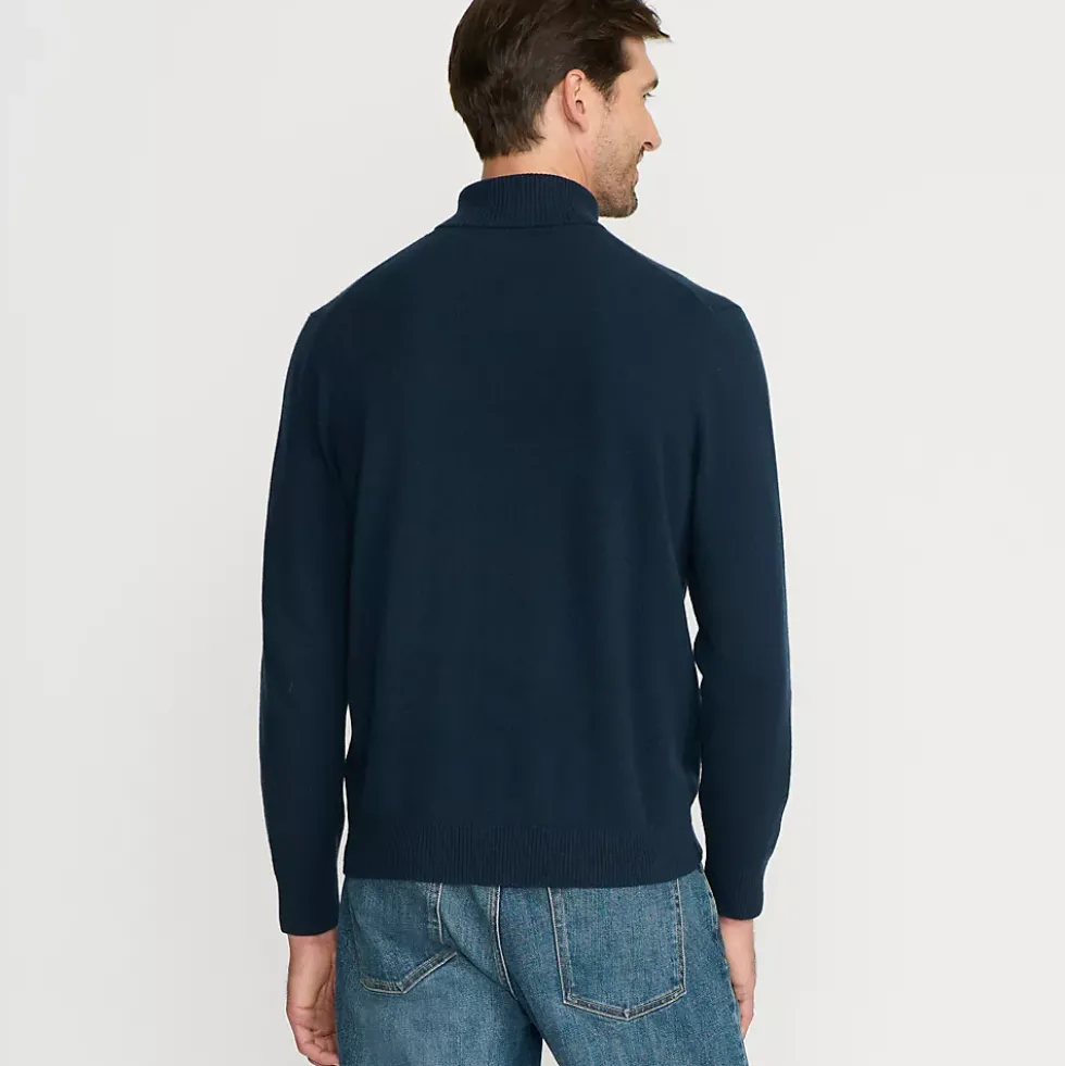 Men's Fine Gauge Cashmere Turtleneck Sweater