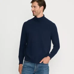 Men's Fine Gauge Cashmere Turtleneck Sweater
