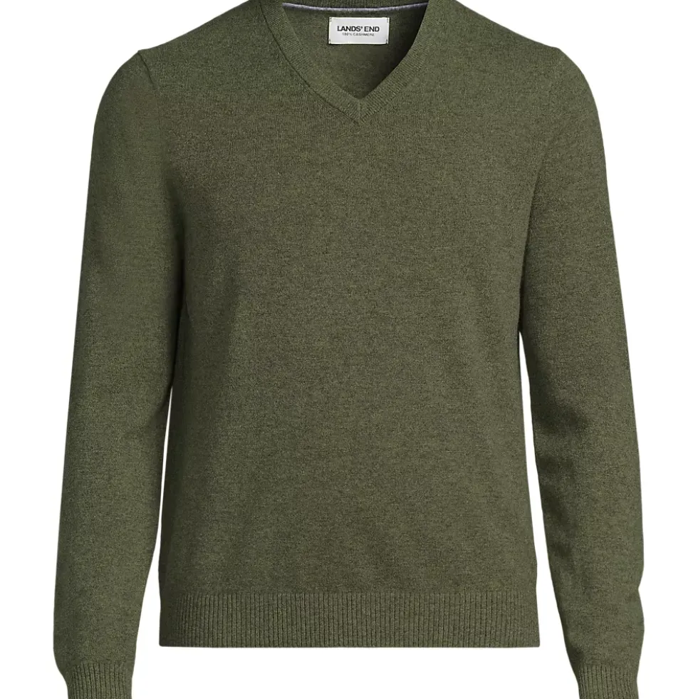 Men's Fine Gauge Cashmere V-neck Sweater