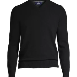 Men's Fine Gauge Cashmere V-neck Sweater