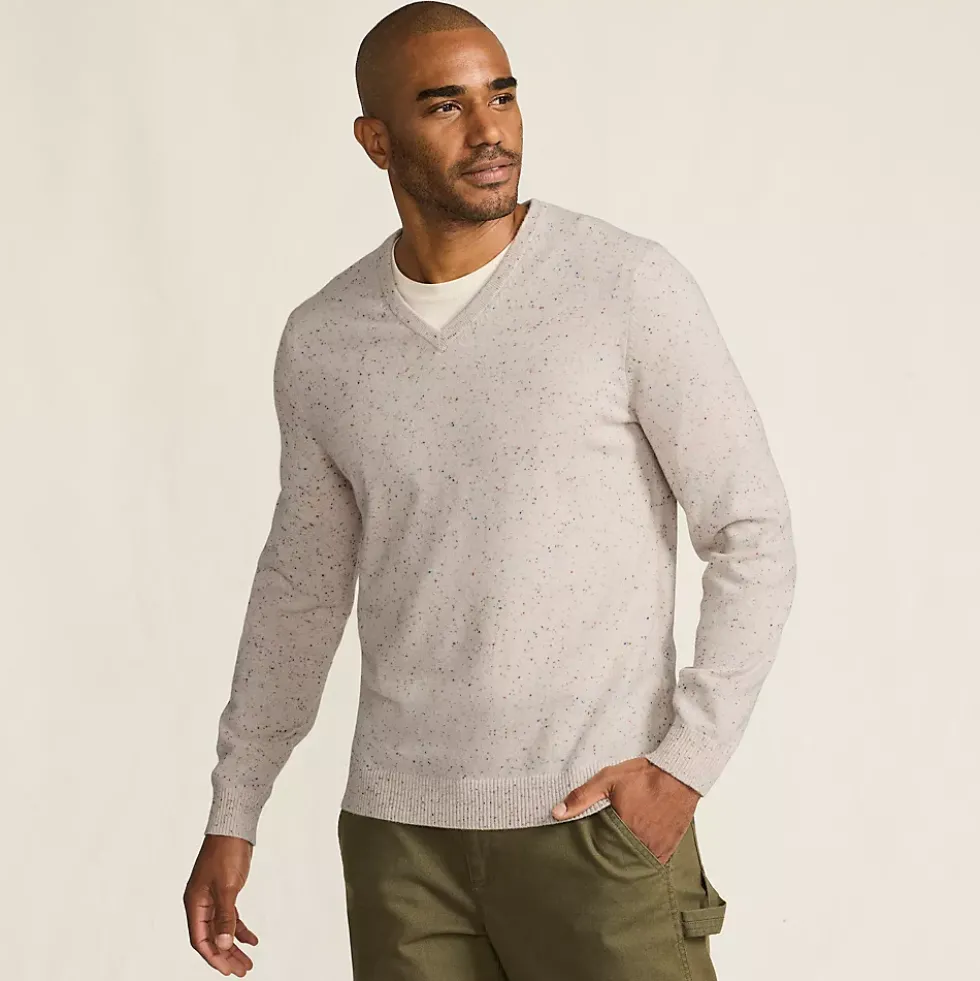 Men's Fine Gauge Cashmere V-neck Sweater