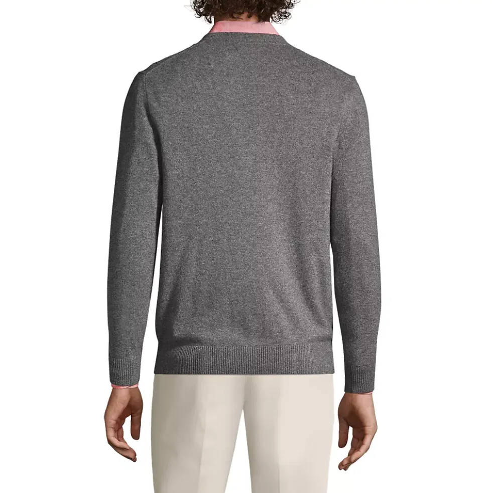 Men's Fine Gauge Cashmere V-neck Sweater