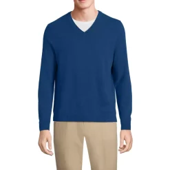 Men's Fine Gauge Cashmere V-neck Sweater