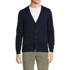 Men's Fine Gauge Cotton Cardigan