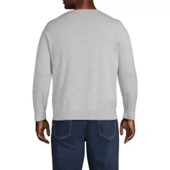 Men's Fine Gauge Cotton V Neck Sweater