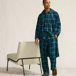 Men's Flannel 3 Piece Pajama Set