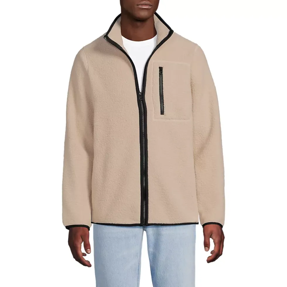Men's Full Zip Sherpa Fleece Jacket