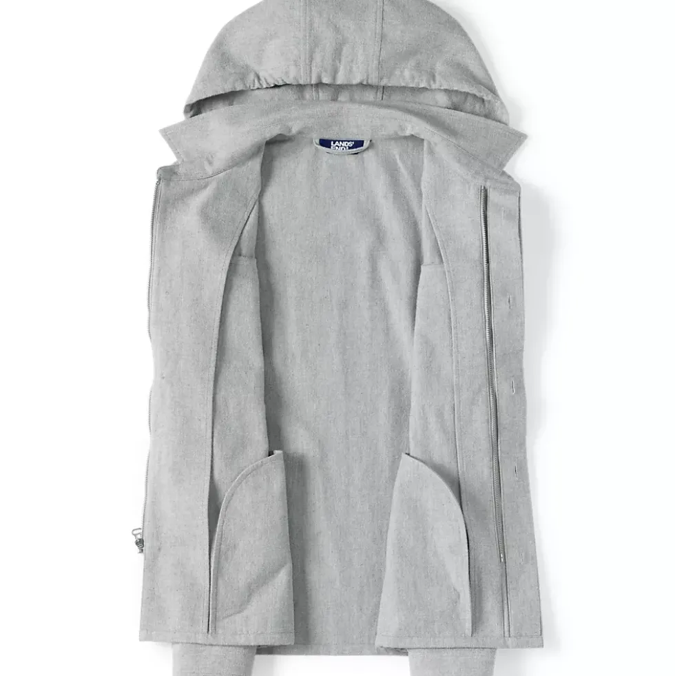 Men's Hooded Flannel Shirt Jacket