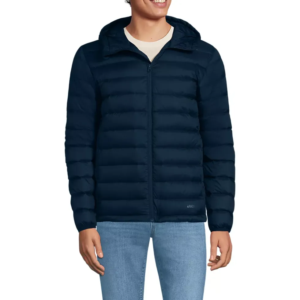 Men's Hooded Wanderweight Packable Down Jacket