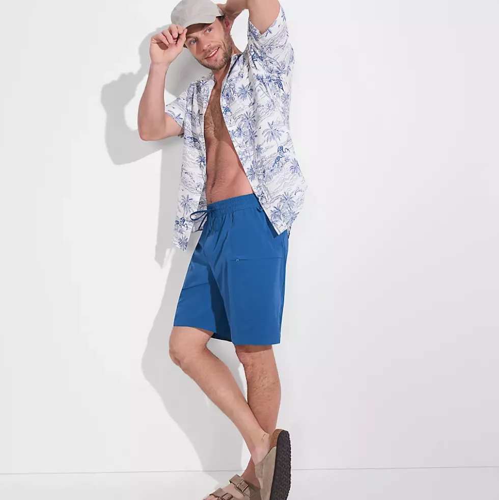 Men's 9 Inch Packable Cargo Swim Shorts