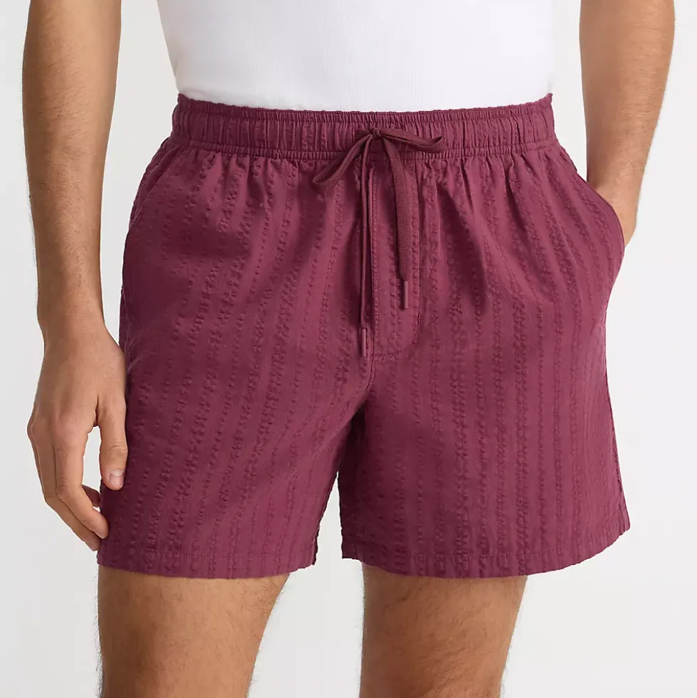 Men's 5.5 Inch Seersucker Easy Shorts