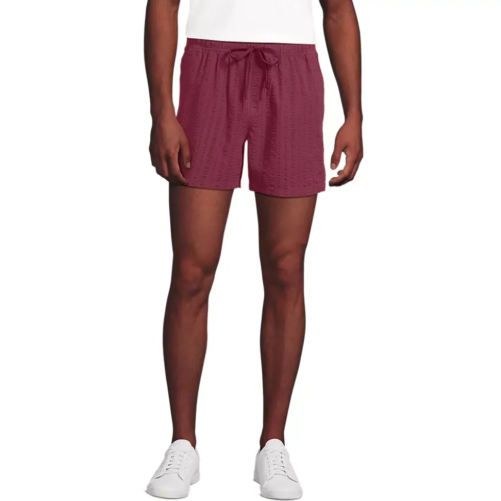 Men's 5.5 Inch Seersucker Easy Shorts