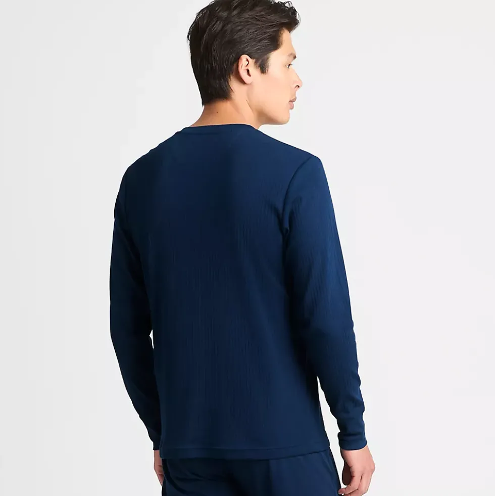 Men's Knit Rib Pajama Henley