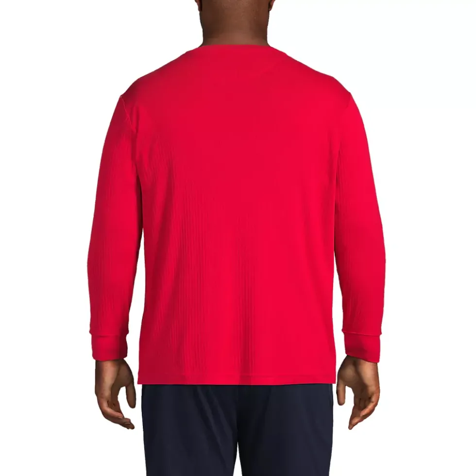 Men's Knit Rib Pajama Henley