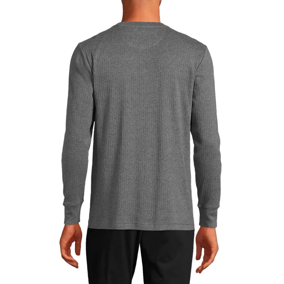 Men's Knit Rib Pajama Henley
