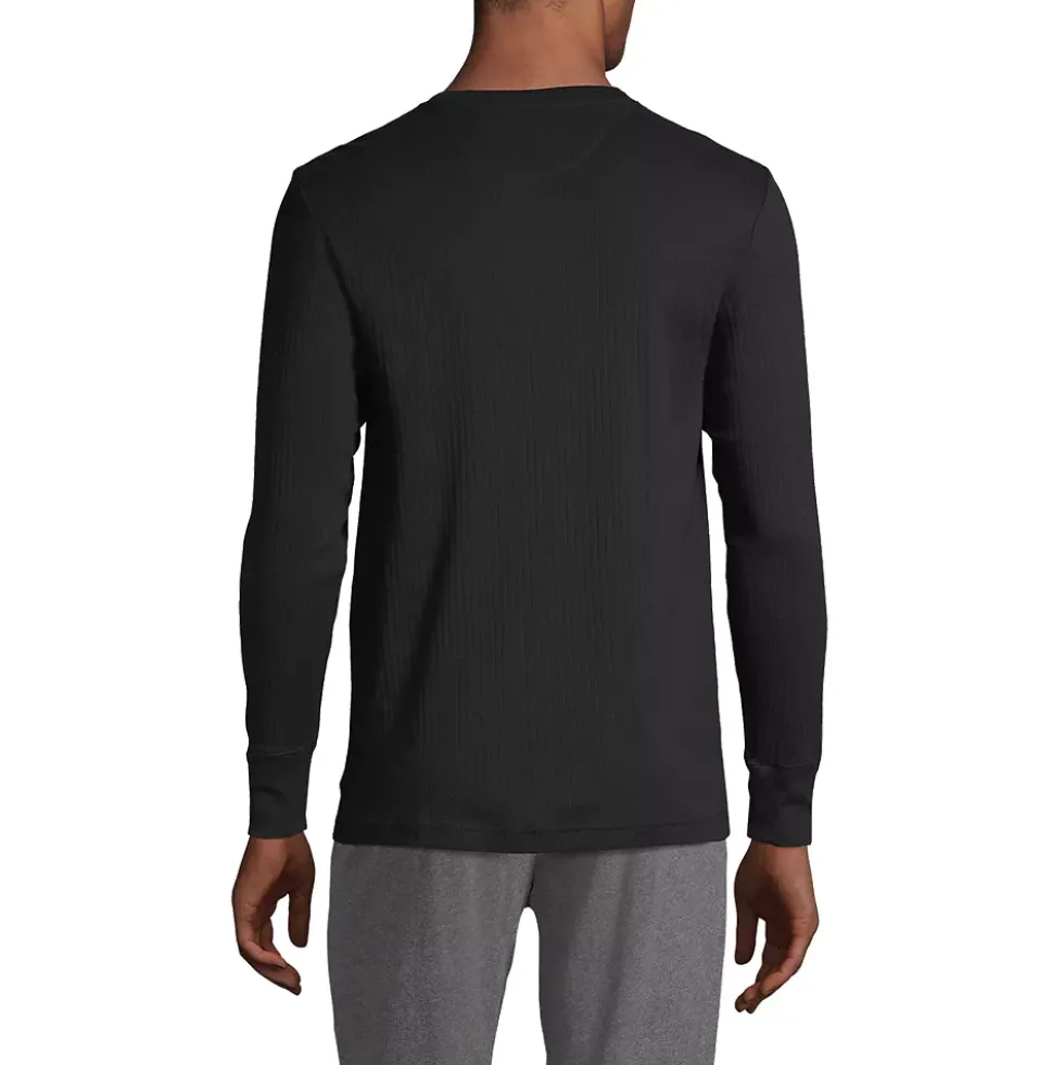 Men's Knit Rib Pajama Henley