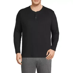 Men's Knit Rib Pajama Henley