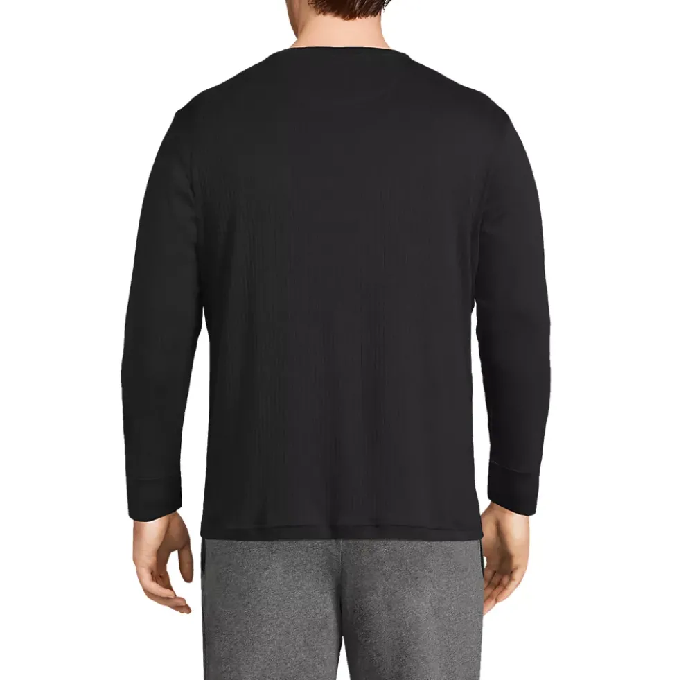 Men's Knit Rib Pajama Henley