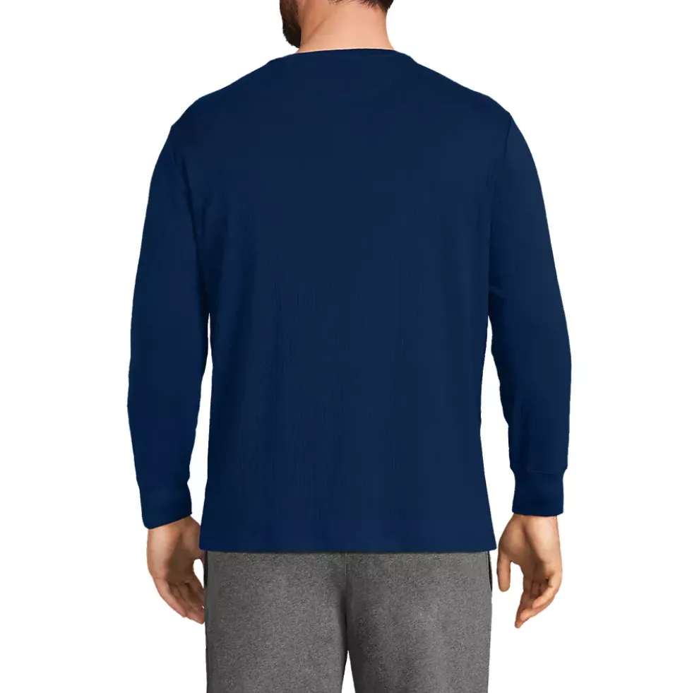 Men's Knit Rib Pajama Henley
