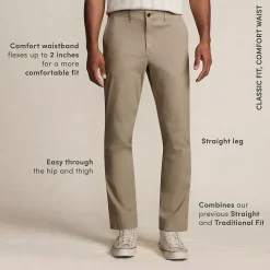 Men's Knockabout Comfort Waist Classic Fit Chino Pant