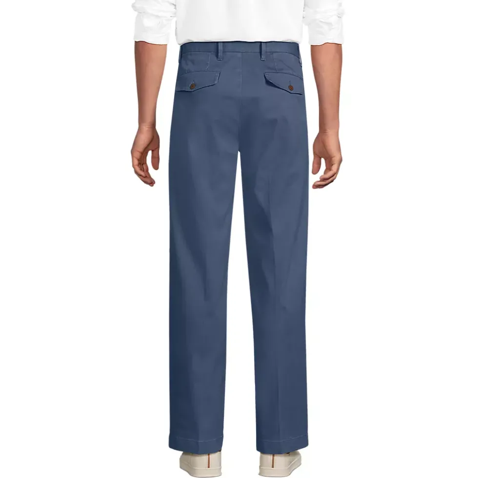 Men's Knockabout Comfort Waist Relaxed Fit Pleated Front Chino Pant