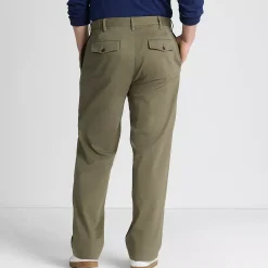 Men's Knockabout Comfort Waist Relaxed Fit Pleated Front Chino Pant