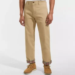 Men's Knockabout Comfort Waist Classic Fit Flannel Lined Chino Pant