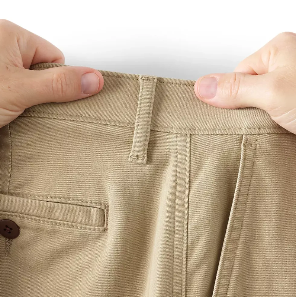 Men's Knockabout Comfort Waist Classic Fit Flannel Lined Chino Pant