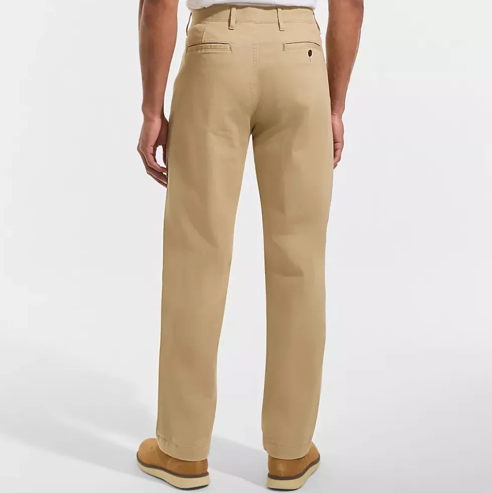 Men's Knockabout Comfort Waist Classic Fit Flannel Lined Chino Pant