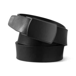 Men's Leather Adjustable Slide Belt