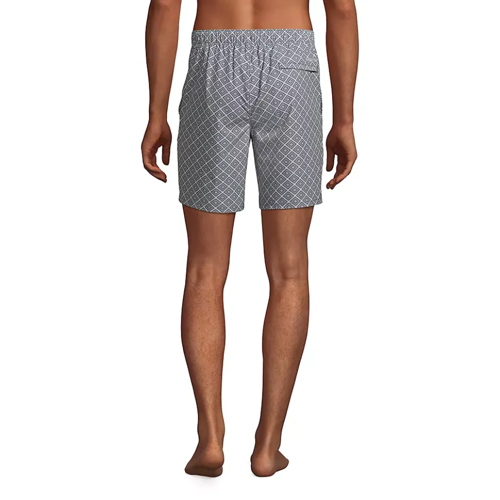 Men's Lined 7" Hybrid Swim Shorts