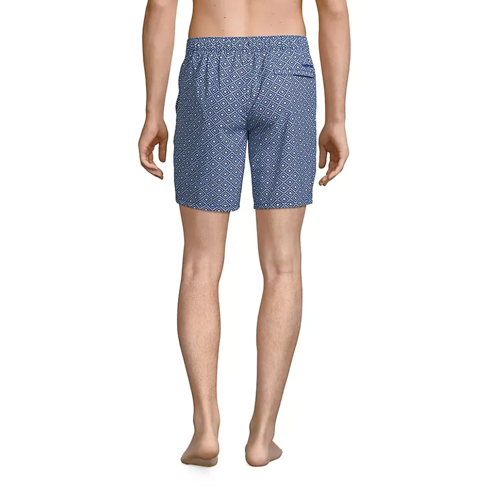 Men's Lined 7" Hybrid Swim Shorts