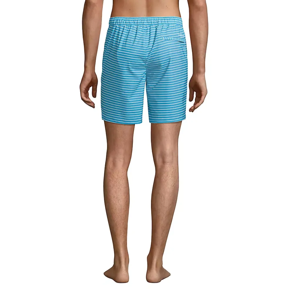 Men's Lined 7" Hybrid Swim Shorts