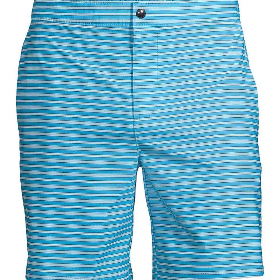 Men's Lined 7" Hybrid Swim Shorts
