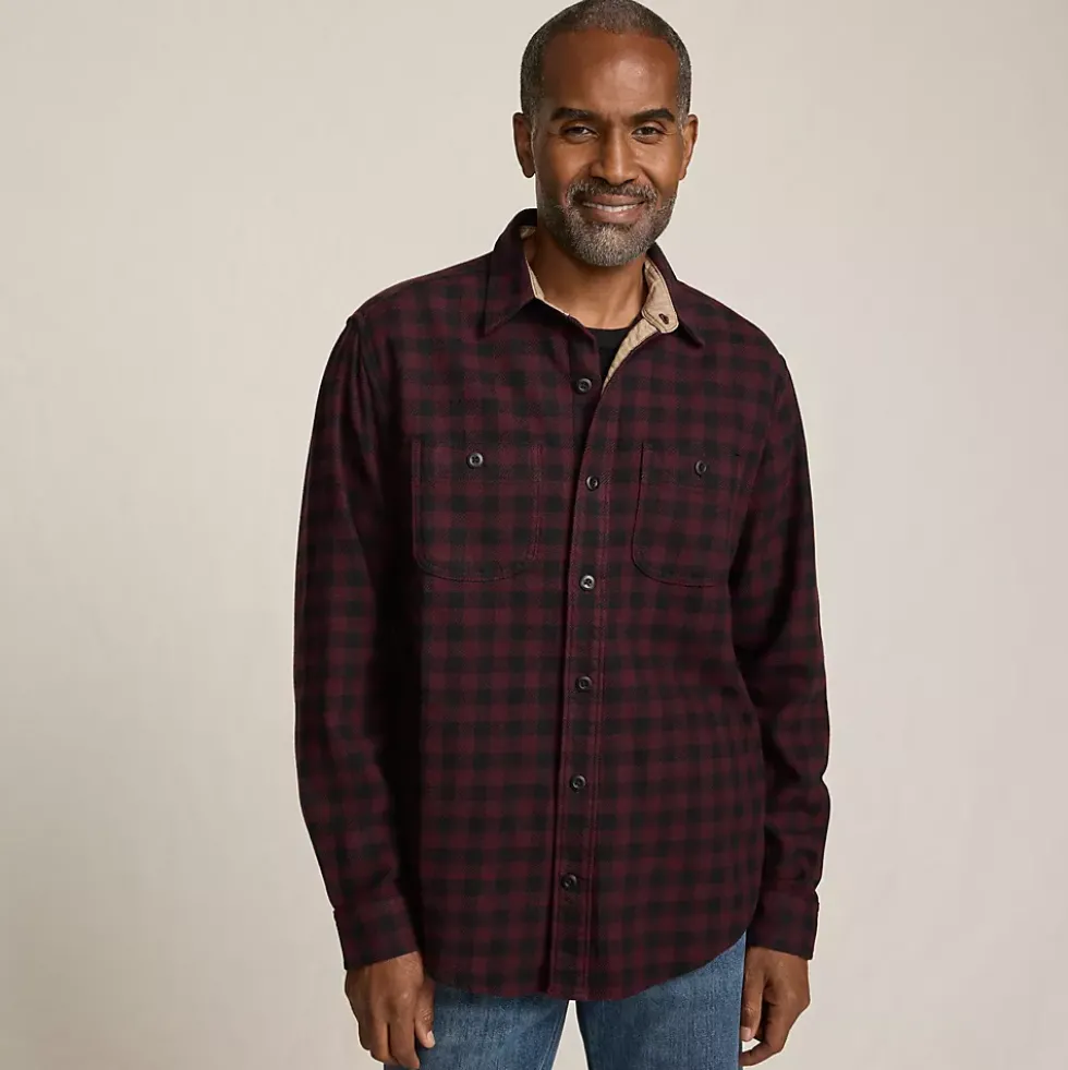 Men's Long Sleeve Authentic Flannel Shirt