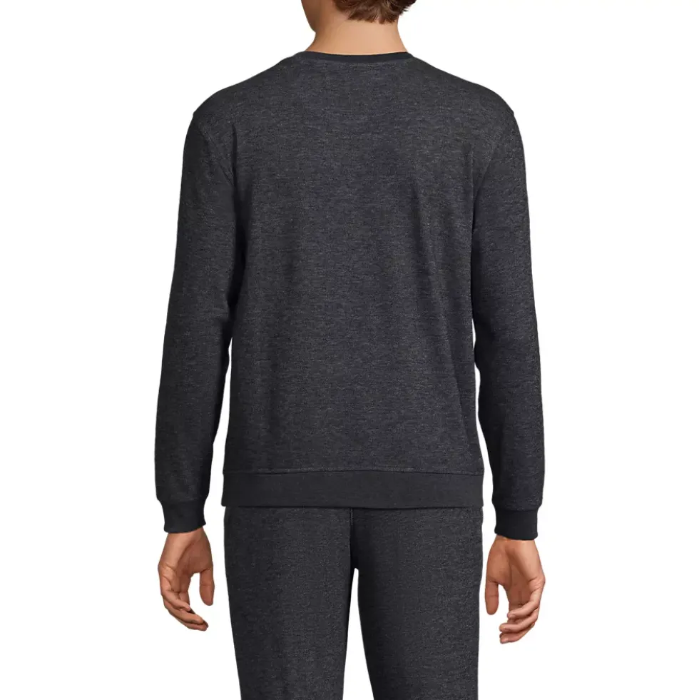 Men's Long Sleeve Brush Back Crew