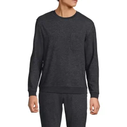 Men's Long Sleeve Brush Back Crew