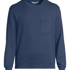 Men's Long Sleeve Brush Back Crew