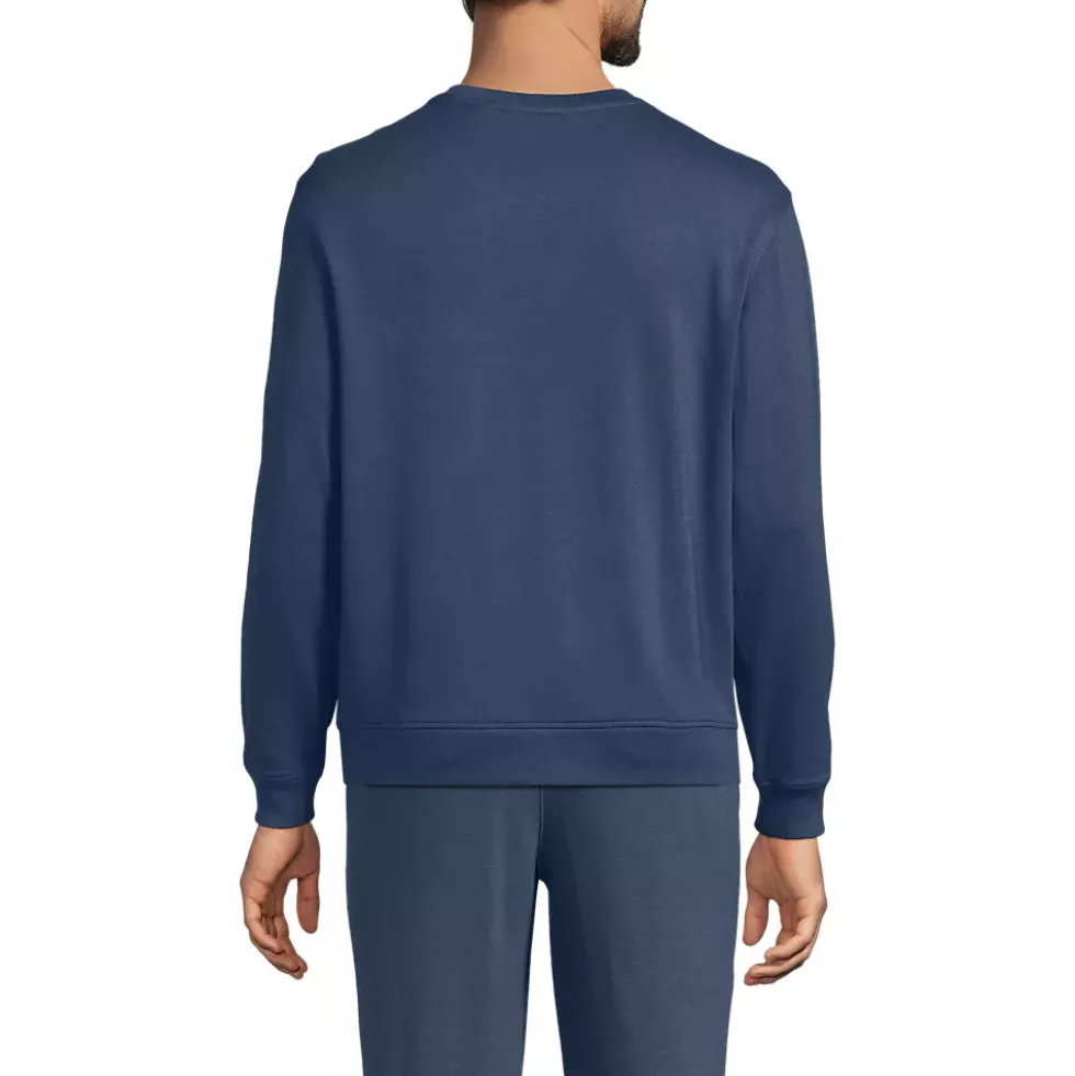 Men's Long Sleeve Brush Back Crew