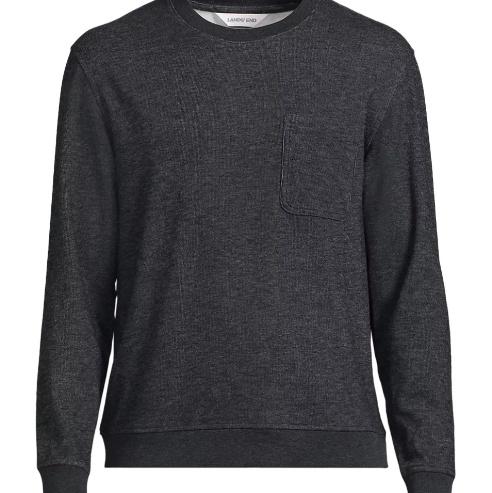 Men's Long Sleeve Brush Back Crew