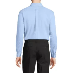 Men's Long Sleeve Buttondown No Iron Pinpoint Shirt