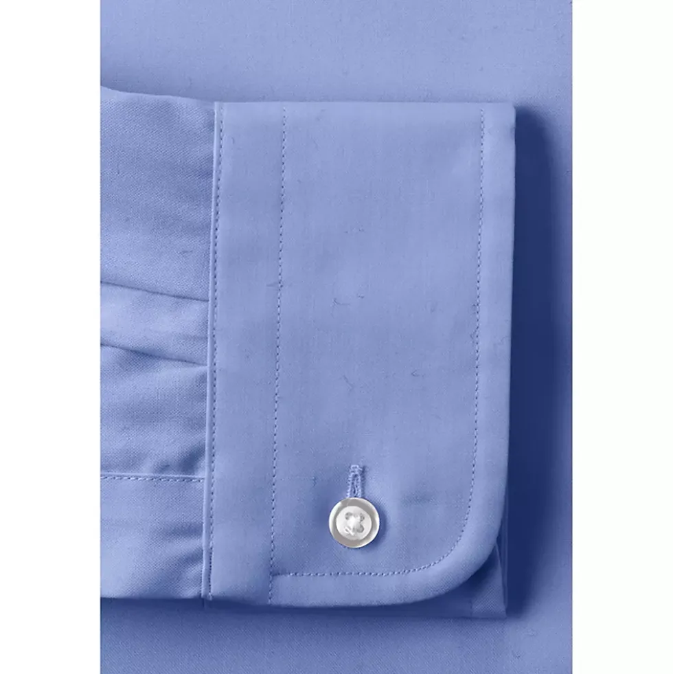 Men's Long Sleeve Buttondown No Iron Pinpoint Shirt