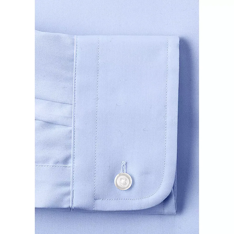 Men's Long Sleeve Buttondown No Iron Pinpoint Shirt