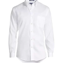 Men's Long Sleeve Buttondown No Iron Pinpoint Shirt