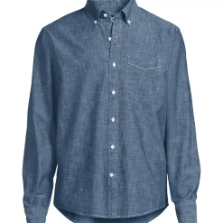 Men's Long Sleeve Chambray Shirt