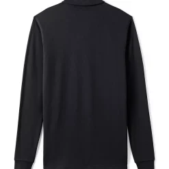 Men's Long Sleeve Classic Mesh Polo Shirt