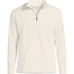 Men's Long Sleeve Cooling Performance Pique Quarter Zip